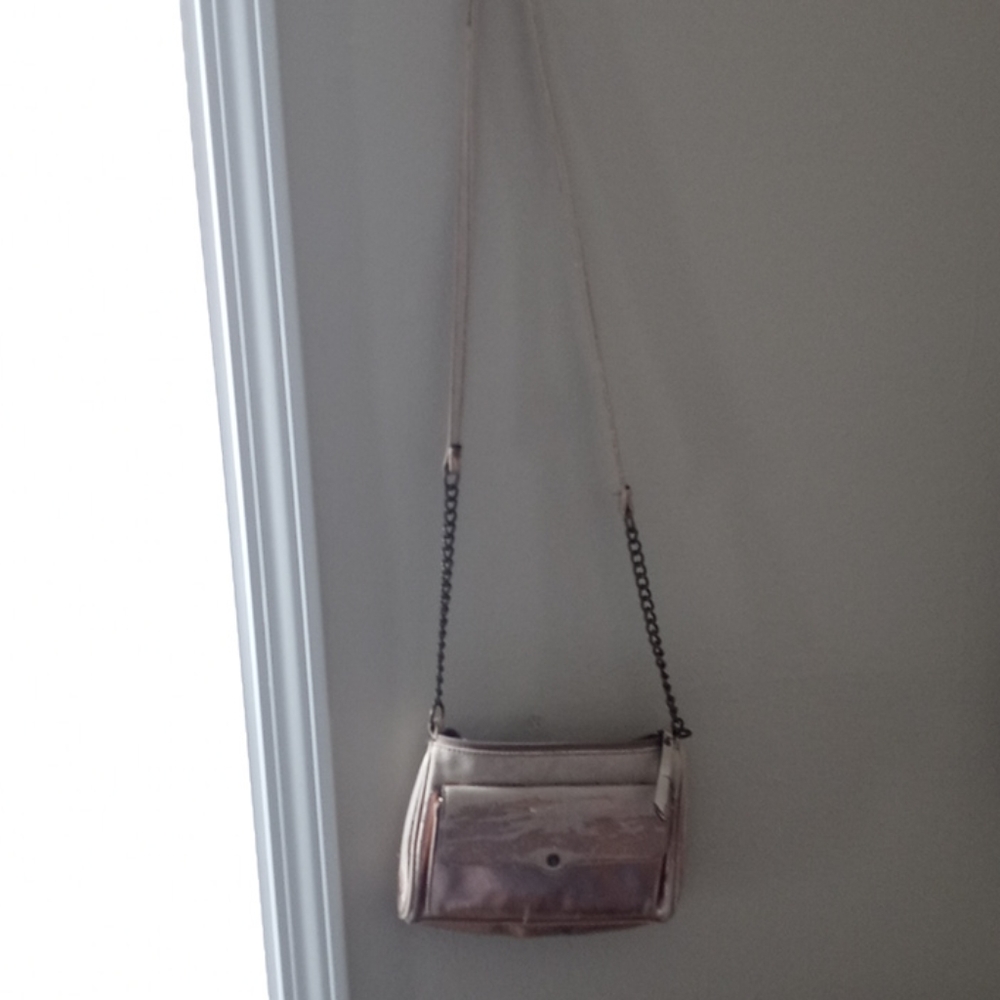 Distressed pink purse